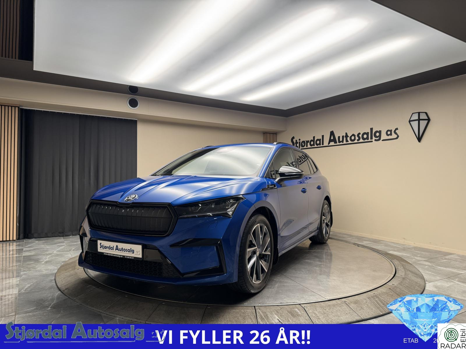 SKODA ENYAQ 85X 85X Sportline/Skinn/Vinterpakke/Krok/El-sete mm/Norsk