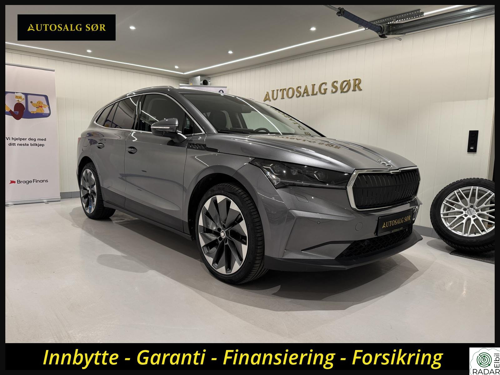 SKODA ENYAQ 85X 85X 521km/Matrix/KROK/Ambiente/Delskinn/ACC/21"++