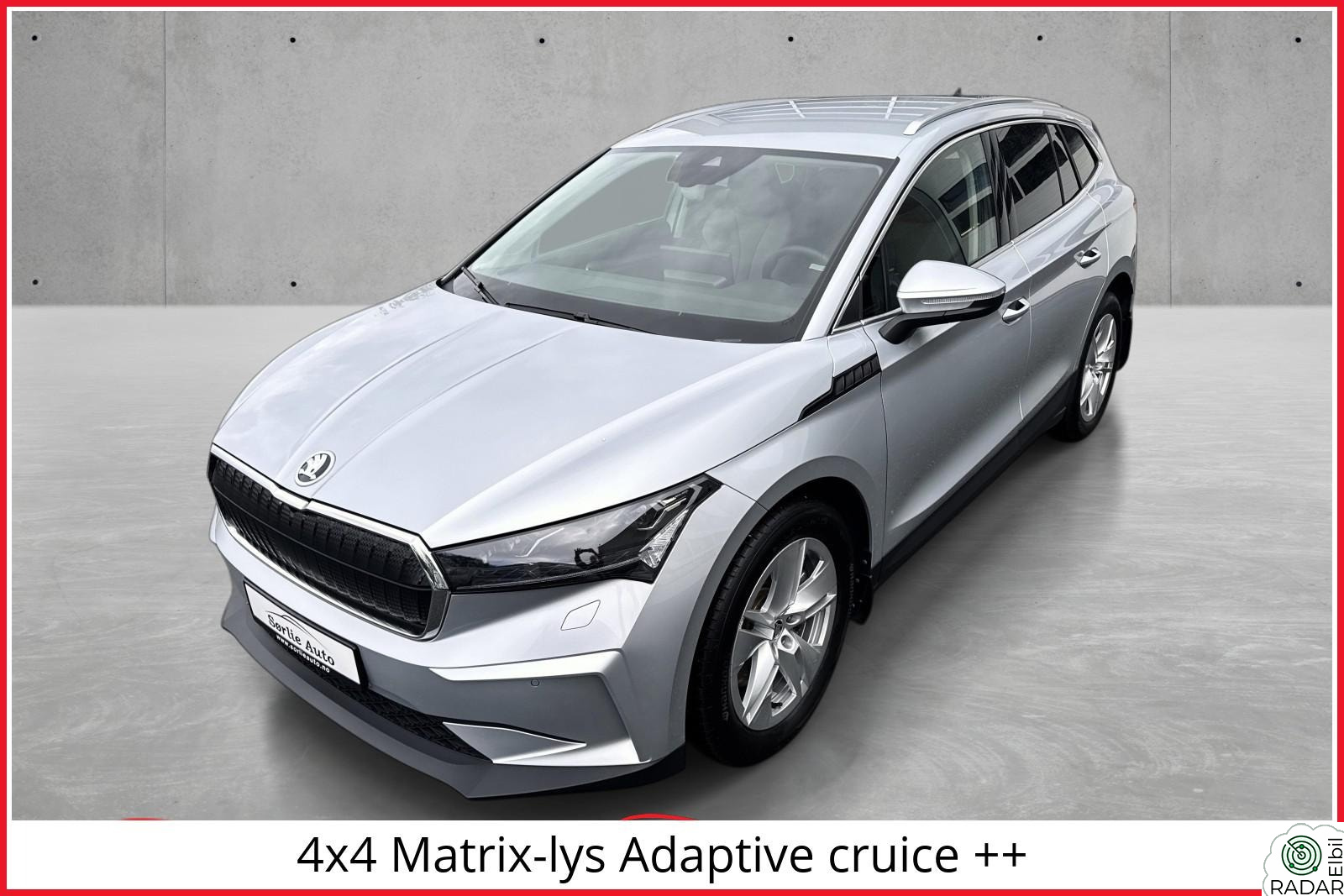 SKODA ENYAQ 85X 85X 4x4 ACC Navi Keyless Matrix-lys Garanti Lav km!