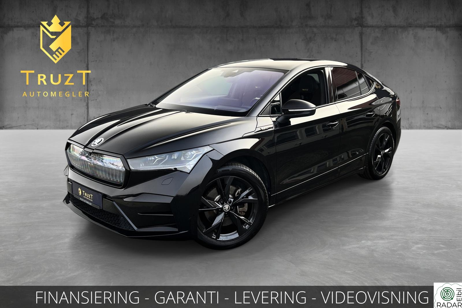 SKODA ENYAQ RS 80X 313hk / Pano / H.feste / Matrix / Canton / Crystal+