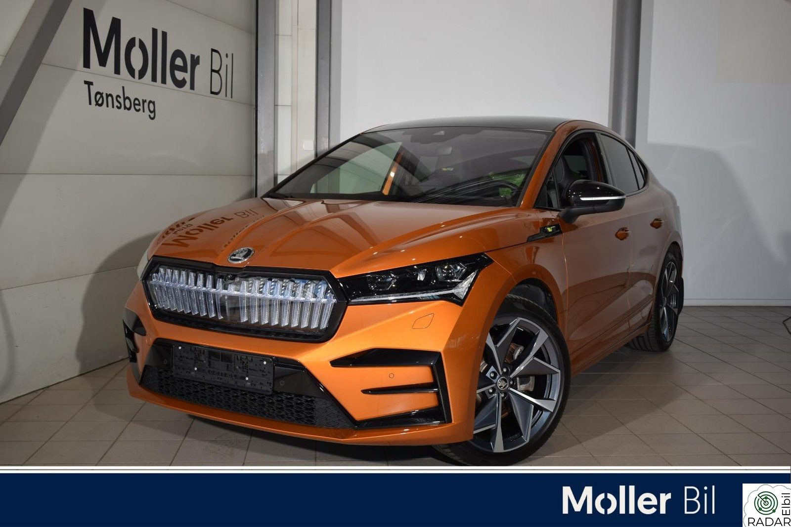 SKODA ENYAQ RS 77kwh 299hk /21" /Skinn /Glasstak /El.seter /HeadUp+++
