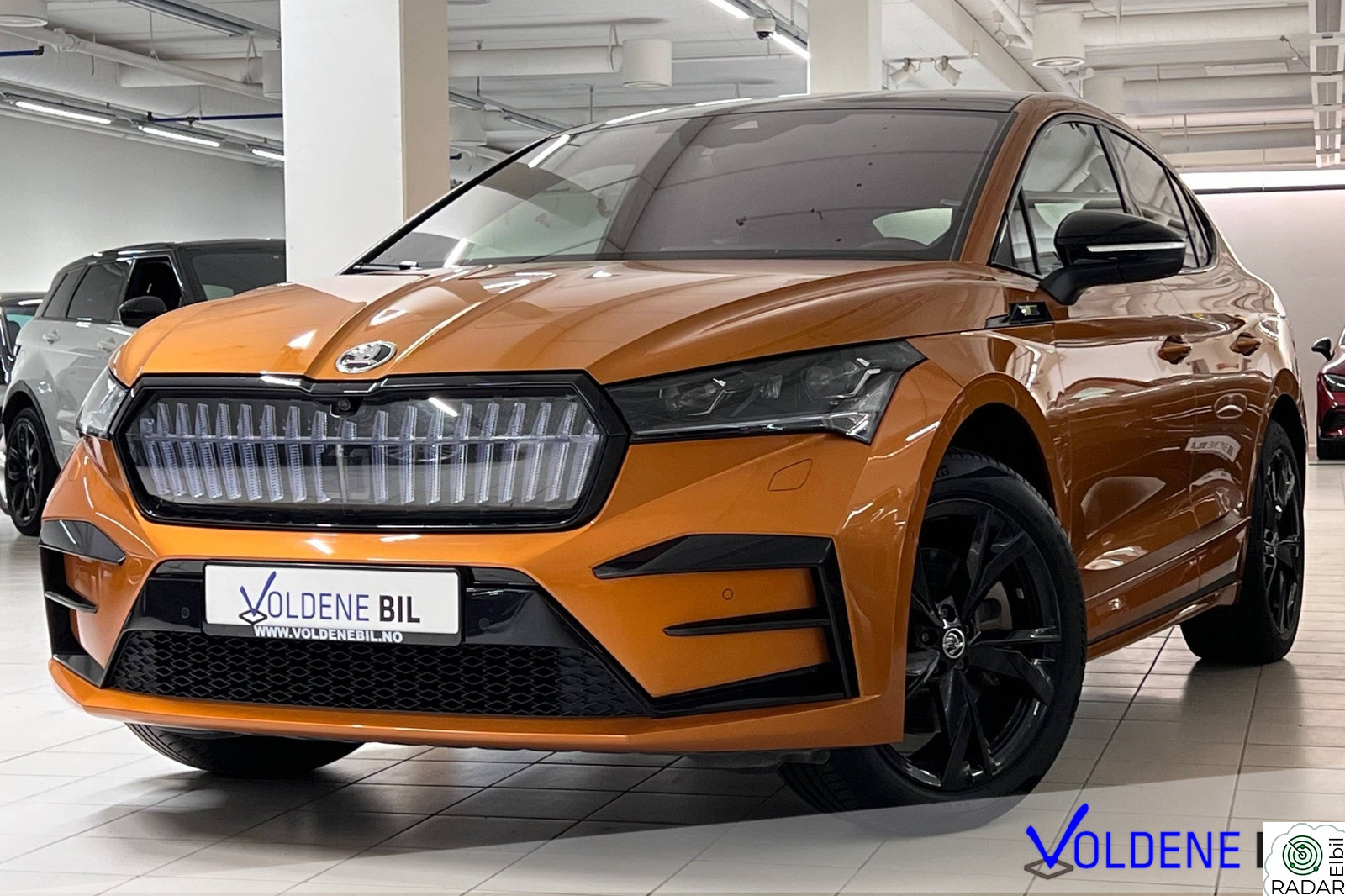 SKODA ENYAQ RS HF-GLASSTAK-360-HUD-CANTON-MATRIX-SKINN-SPORTSSETER
