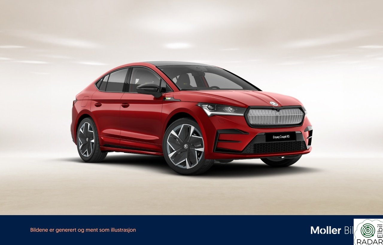 SKODA ENYAQ RS VRS 340hk matrix,krok,kam,HUD,canton,glasstak