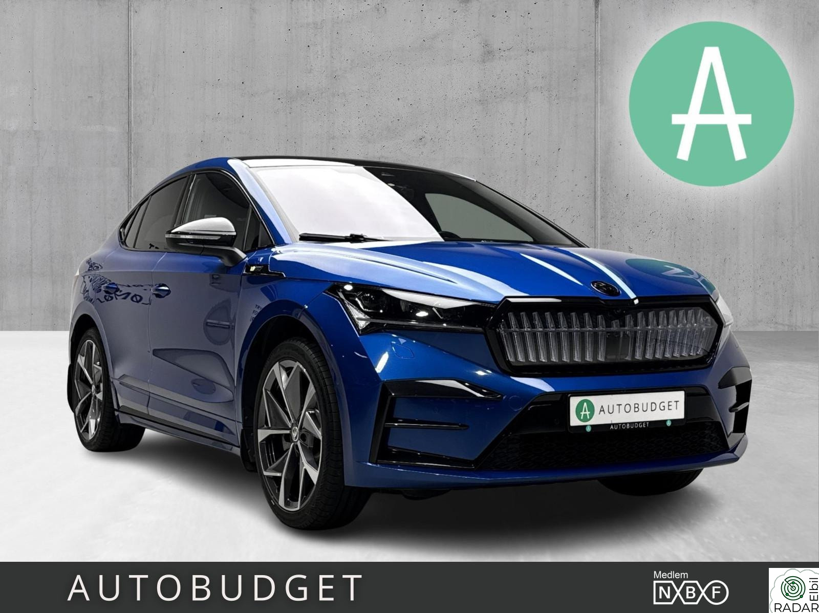 SKODA ENYAQ RS 505 km WLTP / Canton / 360 / Massasje / Krok / HUD +++