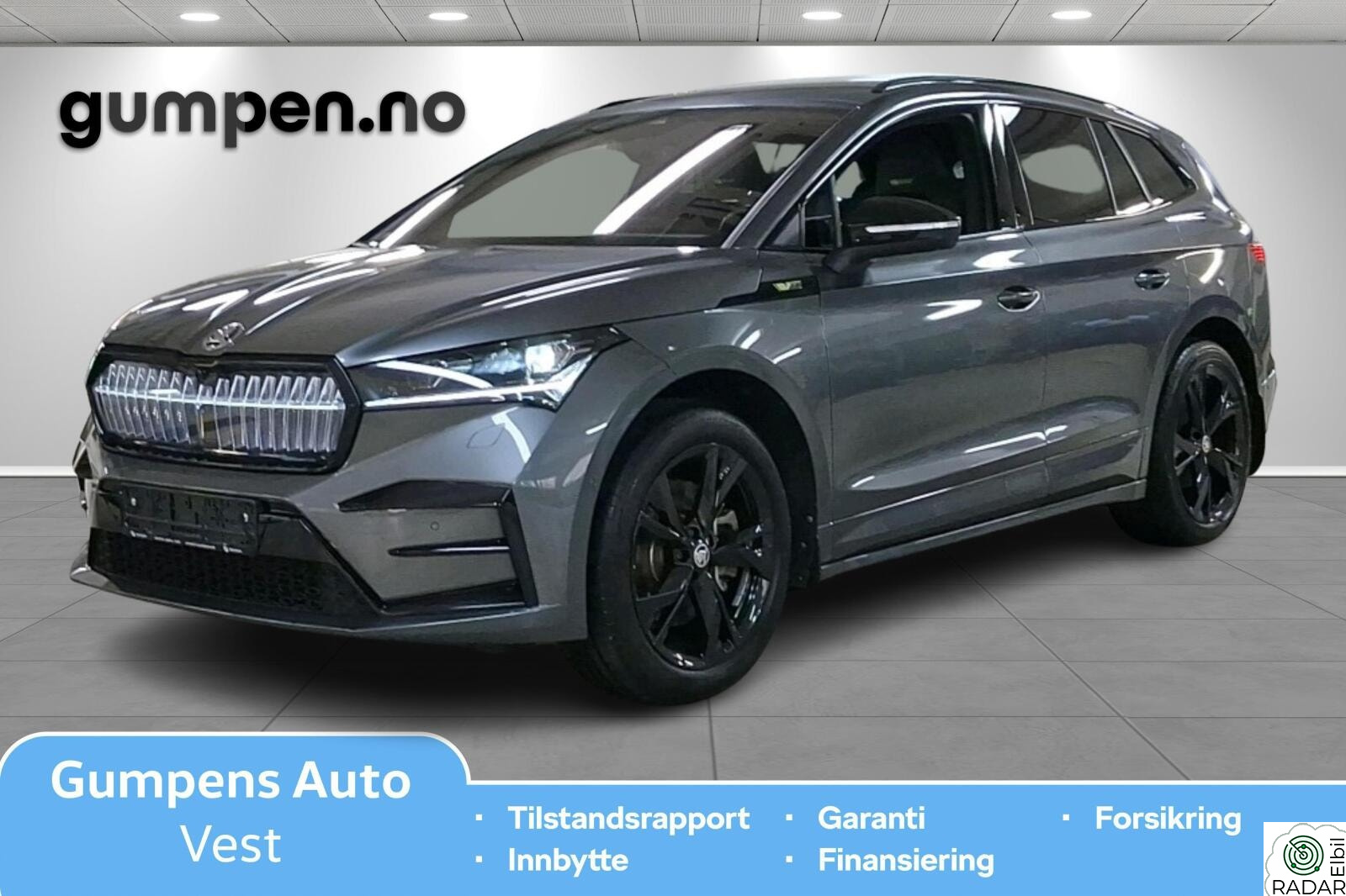 SKODA ENYAQ RS 340HK / 4X4 / RS / MAX / 360 / KROK / NYBILGARANTI!