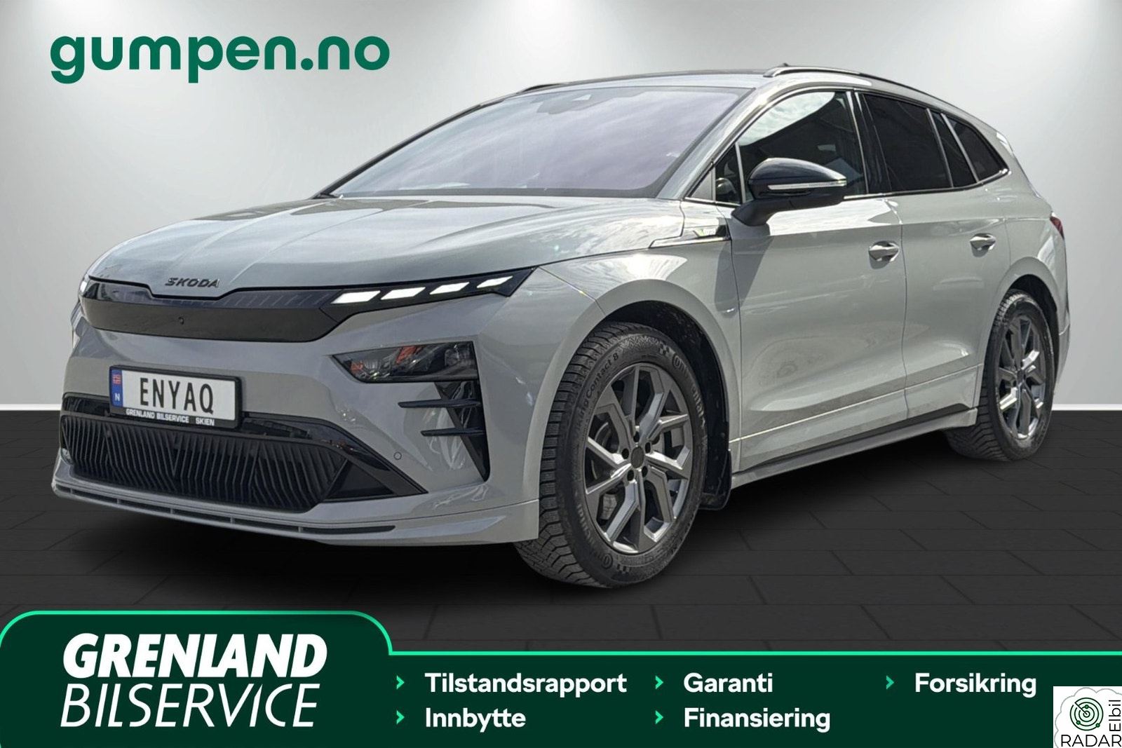 SKODA ENYAQ RS RS, 340hk, 4x4, Hengerfeste, LED Matrix, Navi