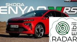 SKODA ENYAQ RS Pris kr. 7900.- 85x