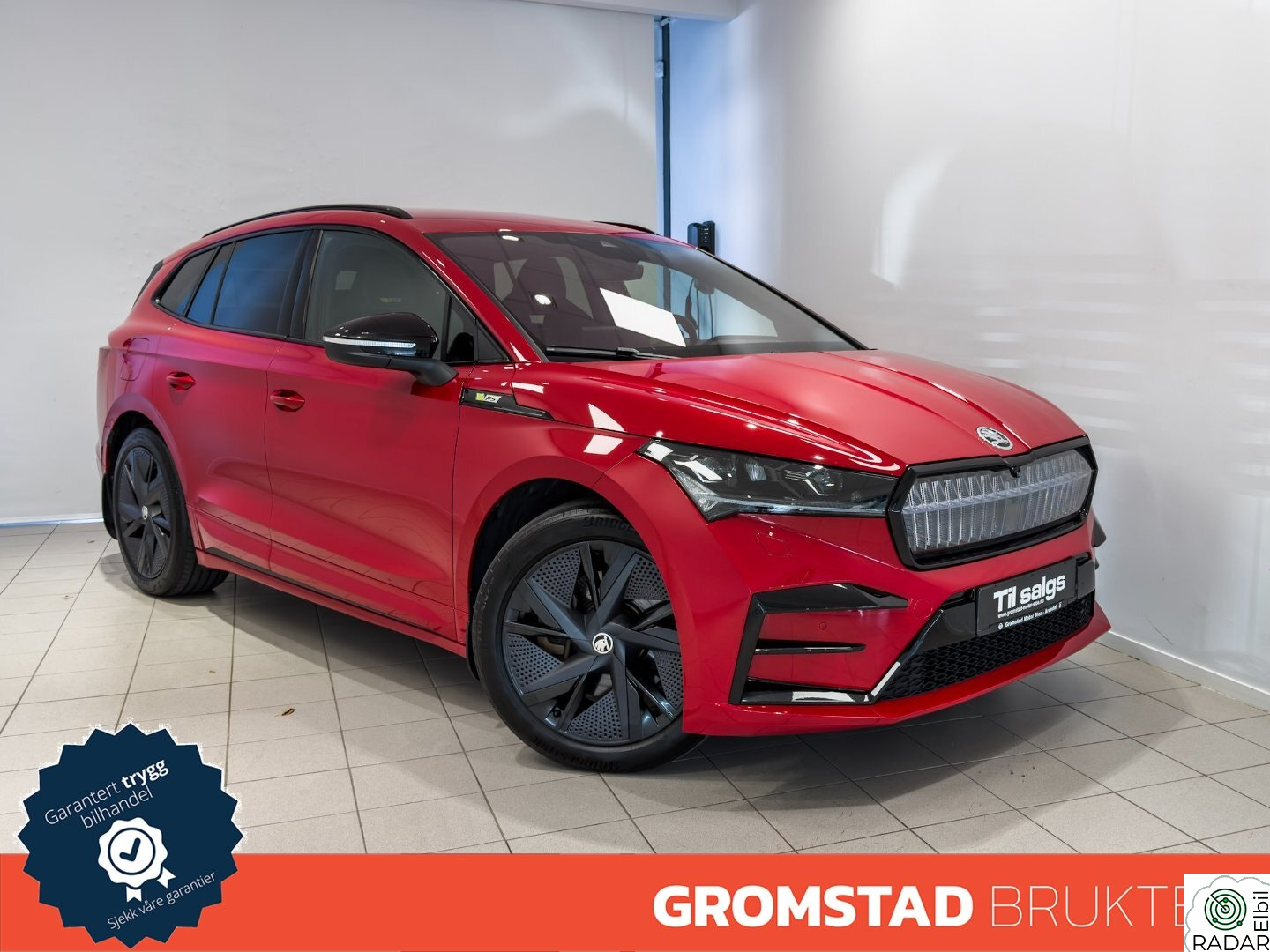 SKODA ENYAQ RS RS Norsk/R.kam/Canton/LED-Matrix/Head-up/Hengerfeste/++