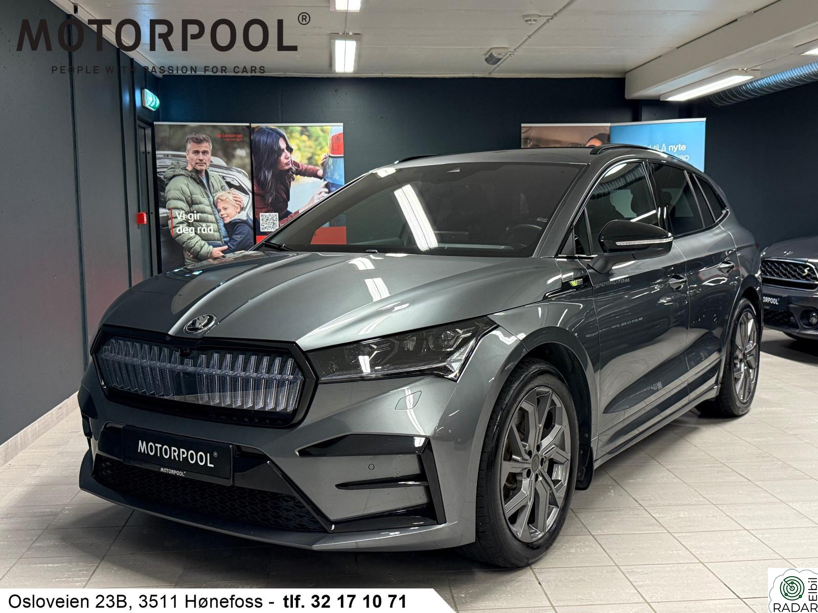 SKODA ENYAQ RS 4x4 340hk Lounge / HUD / Crystal Face / Krok / Norsk