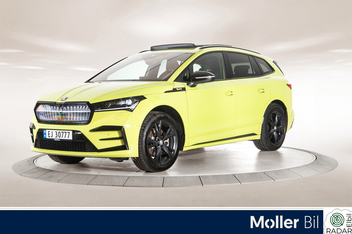 SKODA ENYAQ RS iV|HFeste|Matrix|DCC|Canton|HUD|Soltak|360|OppvFrontrut