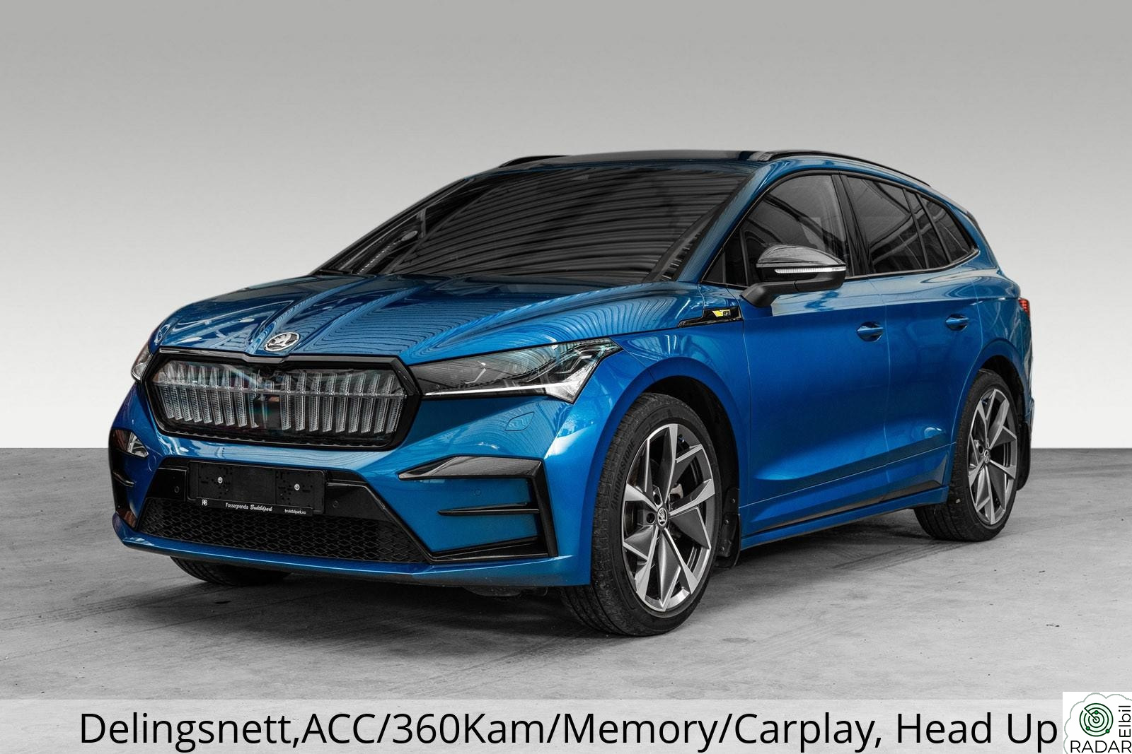 SKODA ENYAQ RS RS 85x Hengerfeste, Matrix, Canton, Skinn, 21" felger