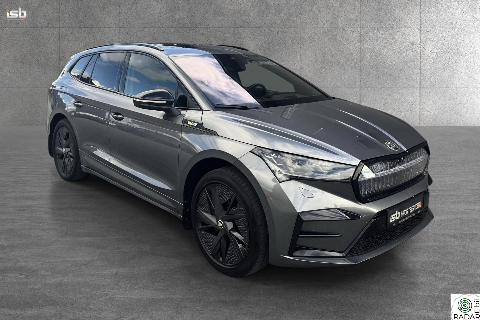 SKODA ENYAQ RS iV85X MAXX PANO KROK SKINN HUD CANTON 360`CAM NORSK ++
