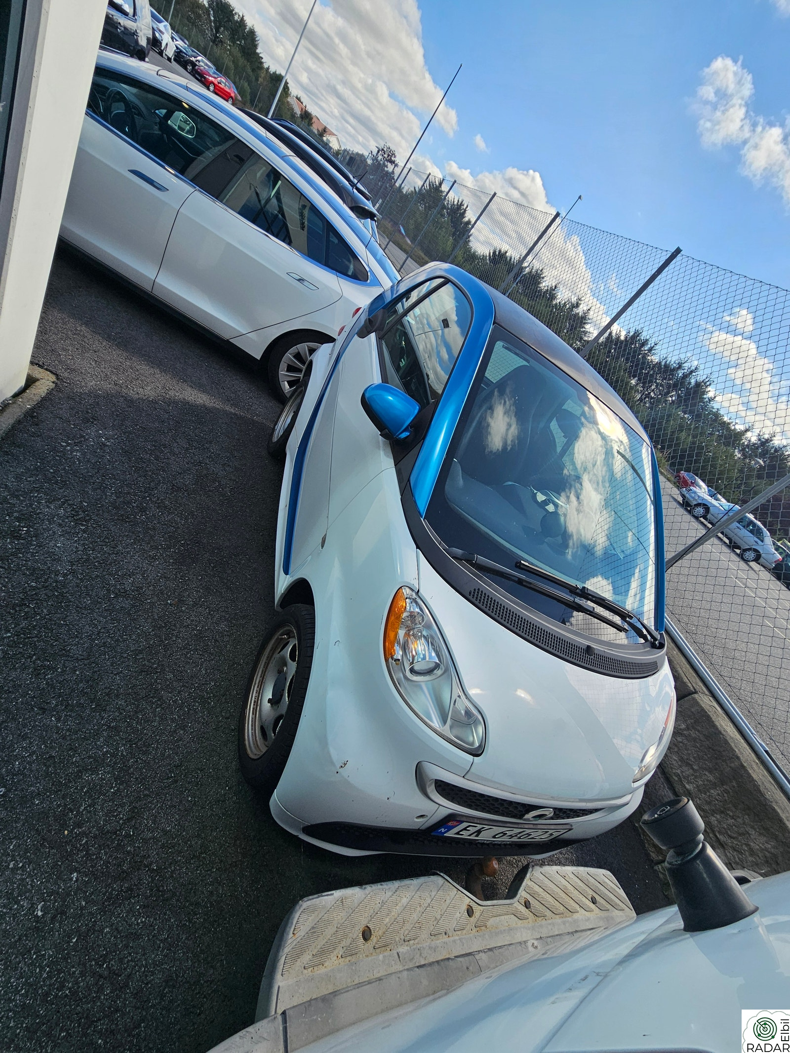 SMART Fortwo electric Defekt HV bateri  rep. Obiekt