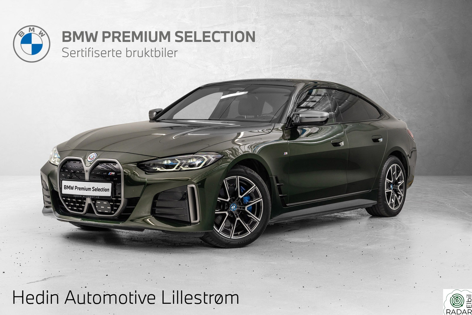 BMW i4 M50 Supercharged (K) MSport,AdaptivCruise,Keyless,Minne,H/K