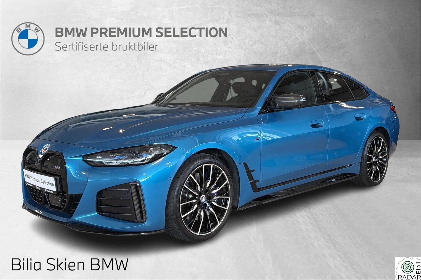 BMW i4 M50 Supercharged Individual Karbonpakke acc krok Laser 360