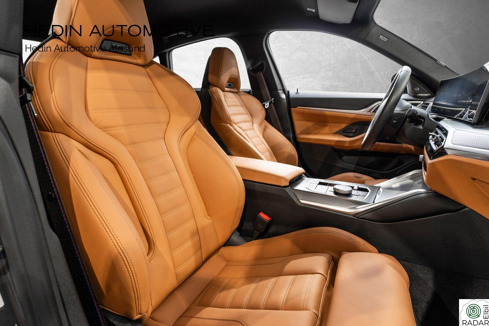 BMW i4 M50 M50 Supercharged Sanremo Green + Cognac M-stoler