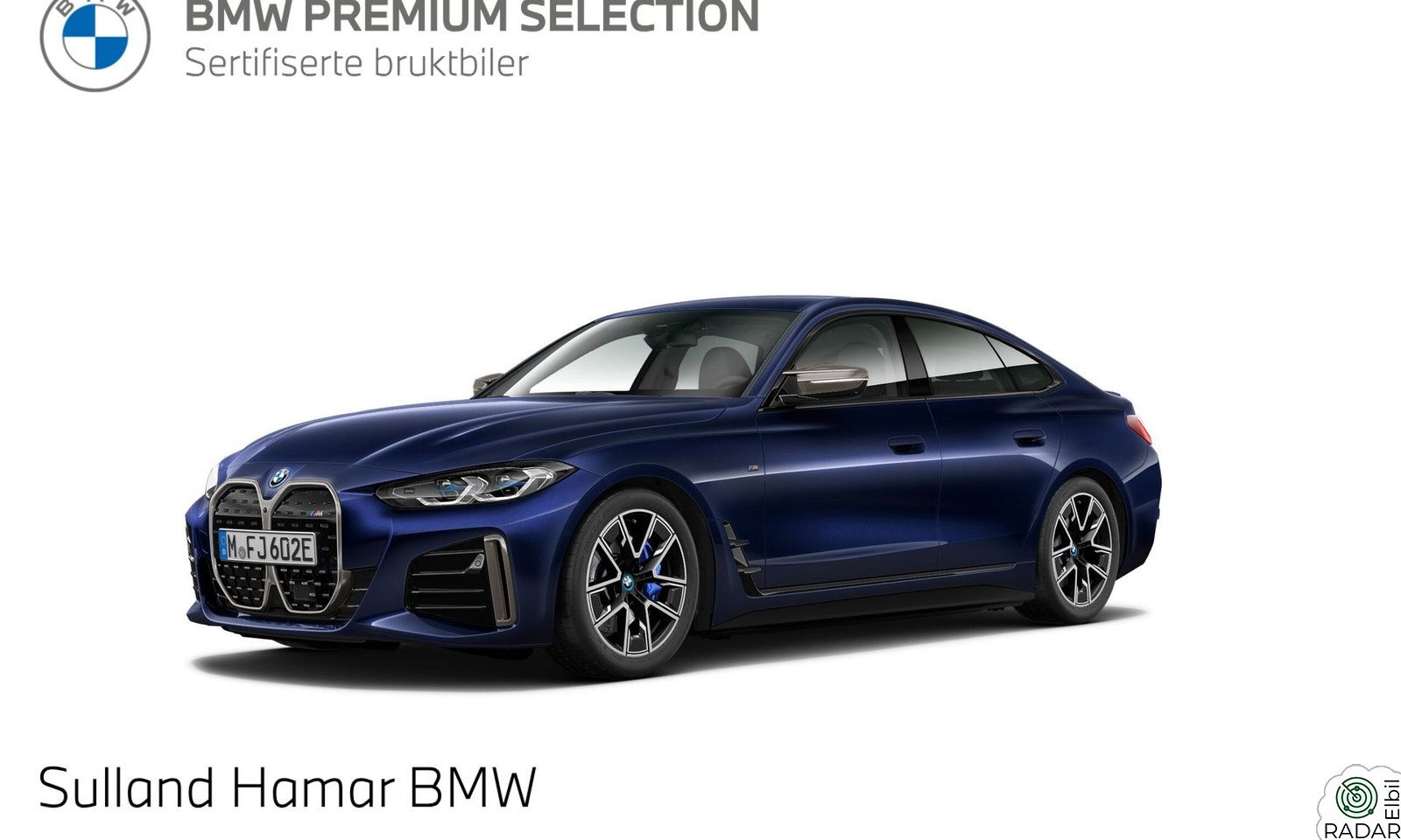 BMW i4 M50 M50 xDrive | Hengerfeste | Laserlys | 24mnd garanti