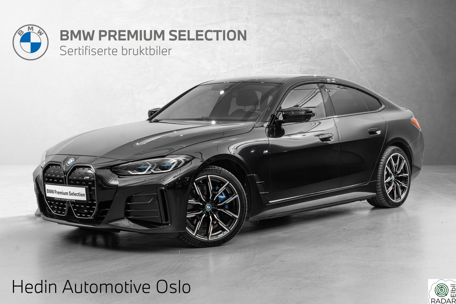 BMW i4 M50 Fully Charged, Harman, ACC, Skinn, Minne, Serviceavtale