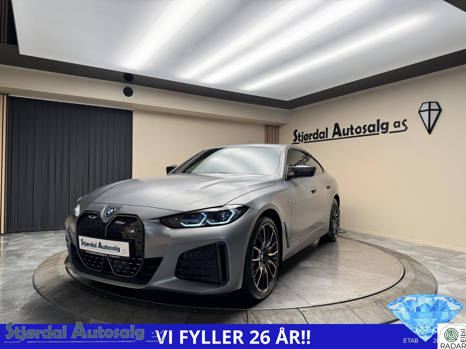 BMW i4 M50 Supercharged/Frozen/HUD/H&K/M-Seter/Krok/360g.k/1eier