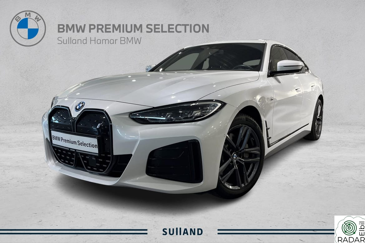 BMW i4 eDrive40 eDrive40 M-SPORT SKINN KROK LED RYGGEKAMERA NORSK