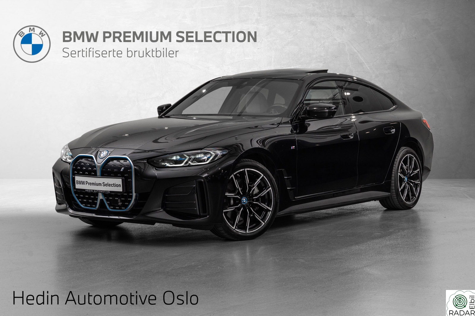BMW i4 eDrive40 eDrive40, M-Sport, Soltak, Laser, ACC, HUD, 360-kamera