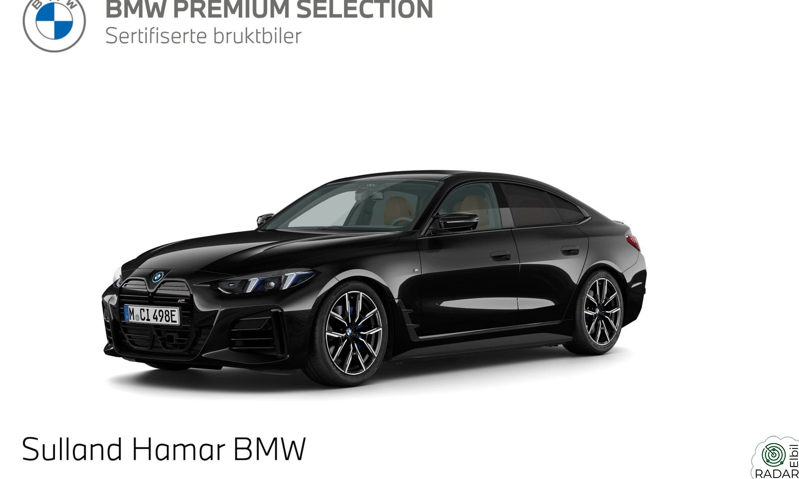 BMW i4 M60 xDrive M60 Fully Charged, HarmanKardon, Skinn, El.seter, 19"