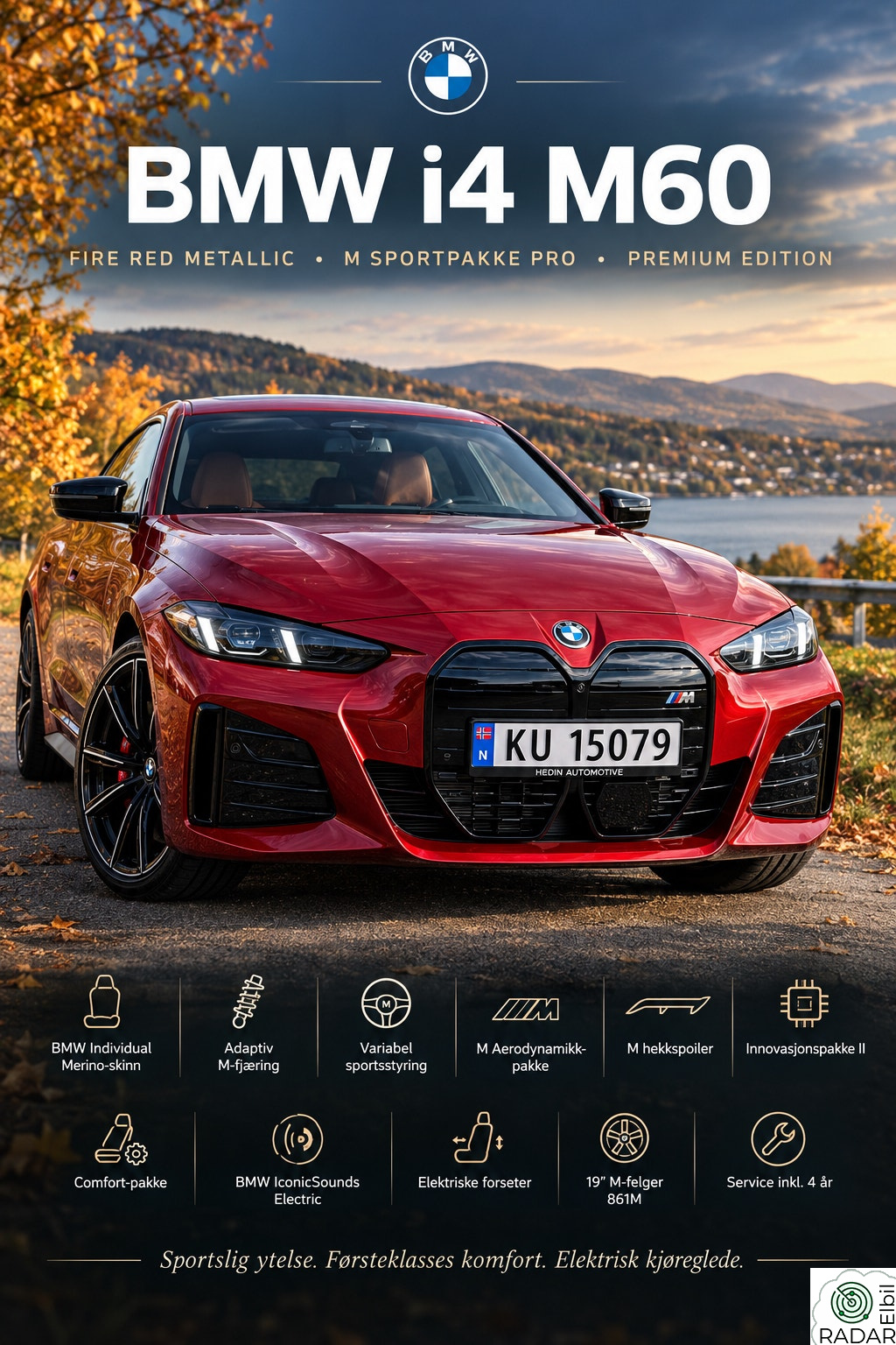 BMW i4 M60 xDrive BMW i4 M60 Supercharged Premium Edition (K)
