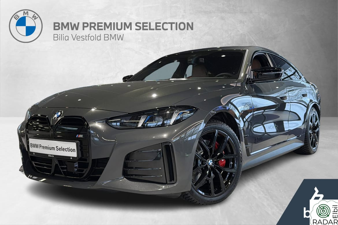 BMW i4 M60 xDrive M60 Fully Charged M-Sport PRO, 19"(S/V), H/K, Cognac