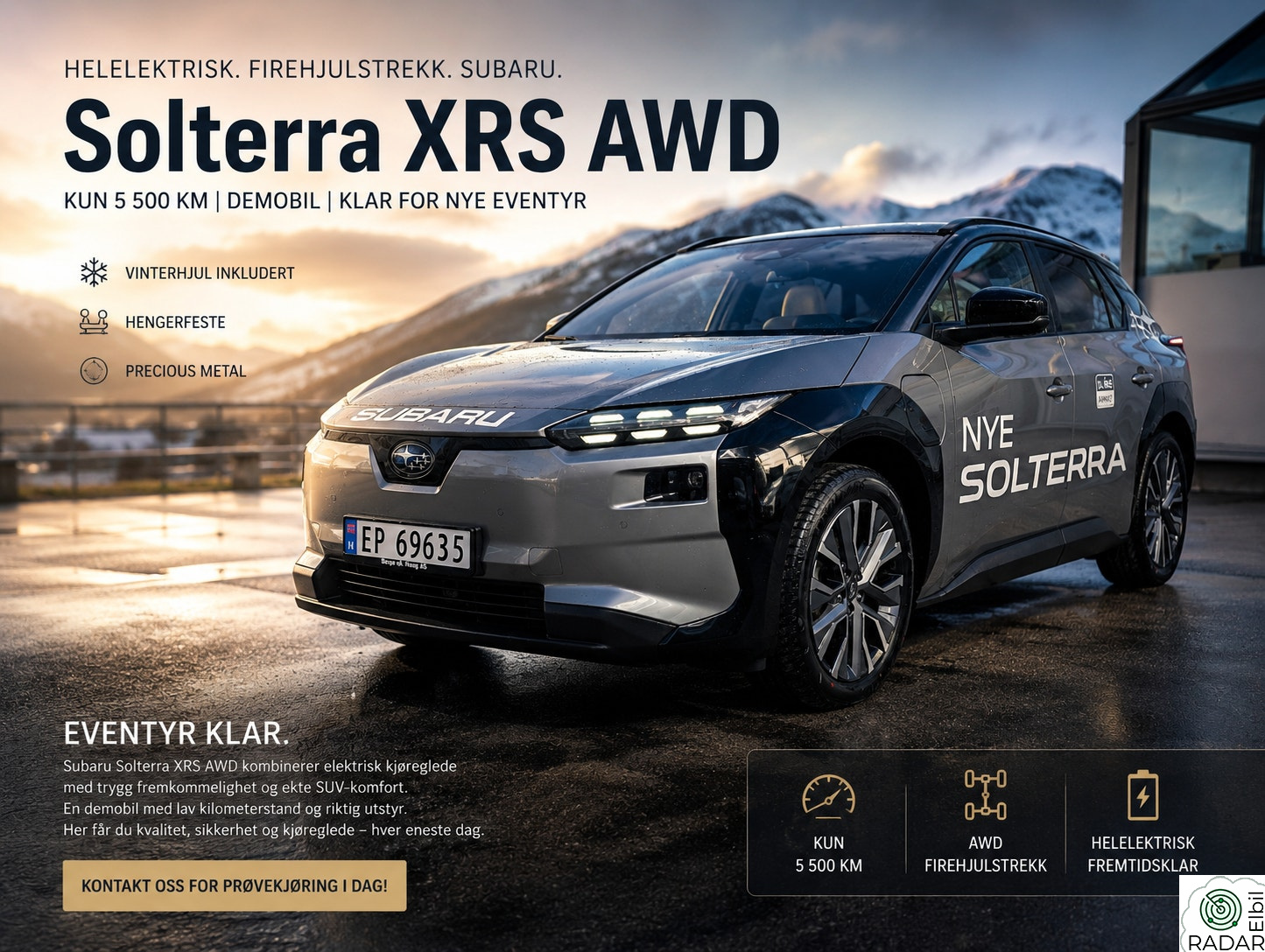 SUBARU SOLTERRA XRS X-Mode - Hengerfeste - 2 sett hjul