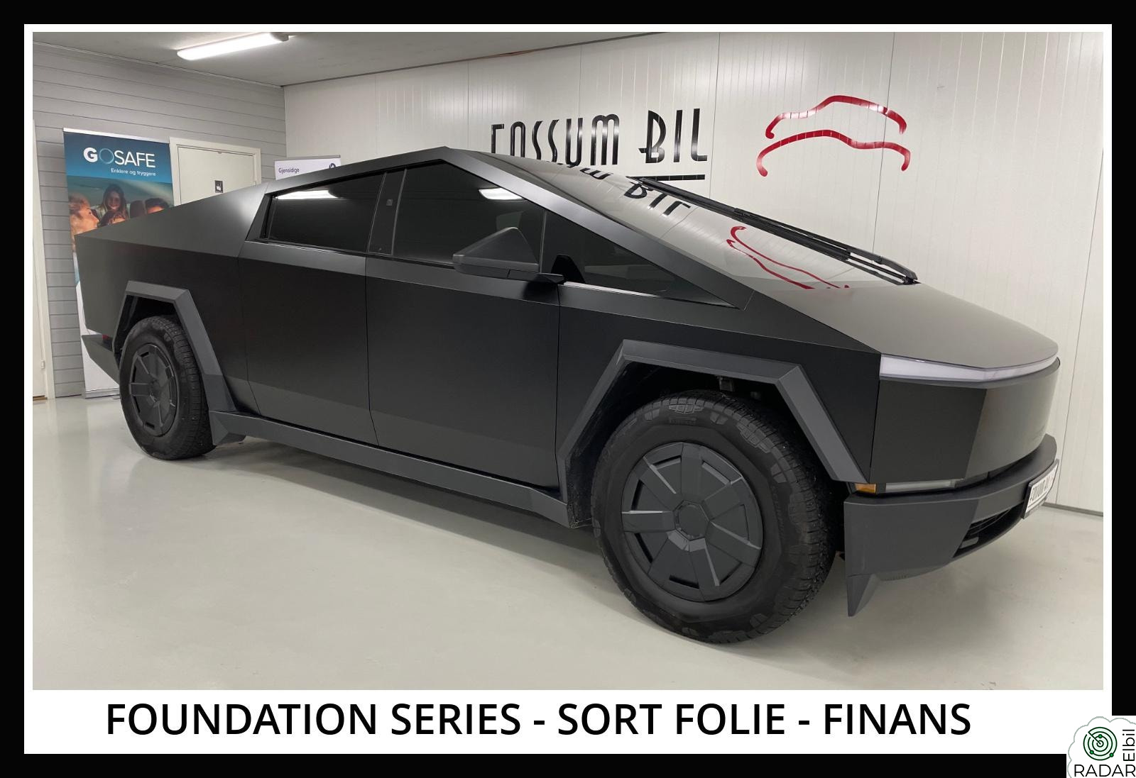 TESLA CYBERTRUCK 547KM WLTP 608HK/5SET PERSONBIL/KLASSE B/LEVERINGSKLAR