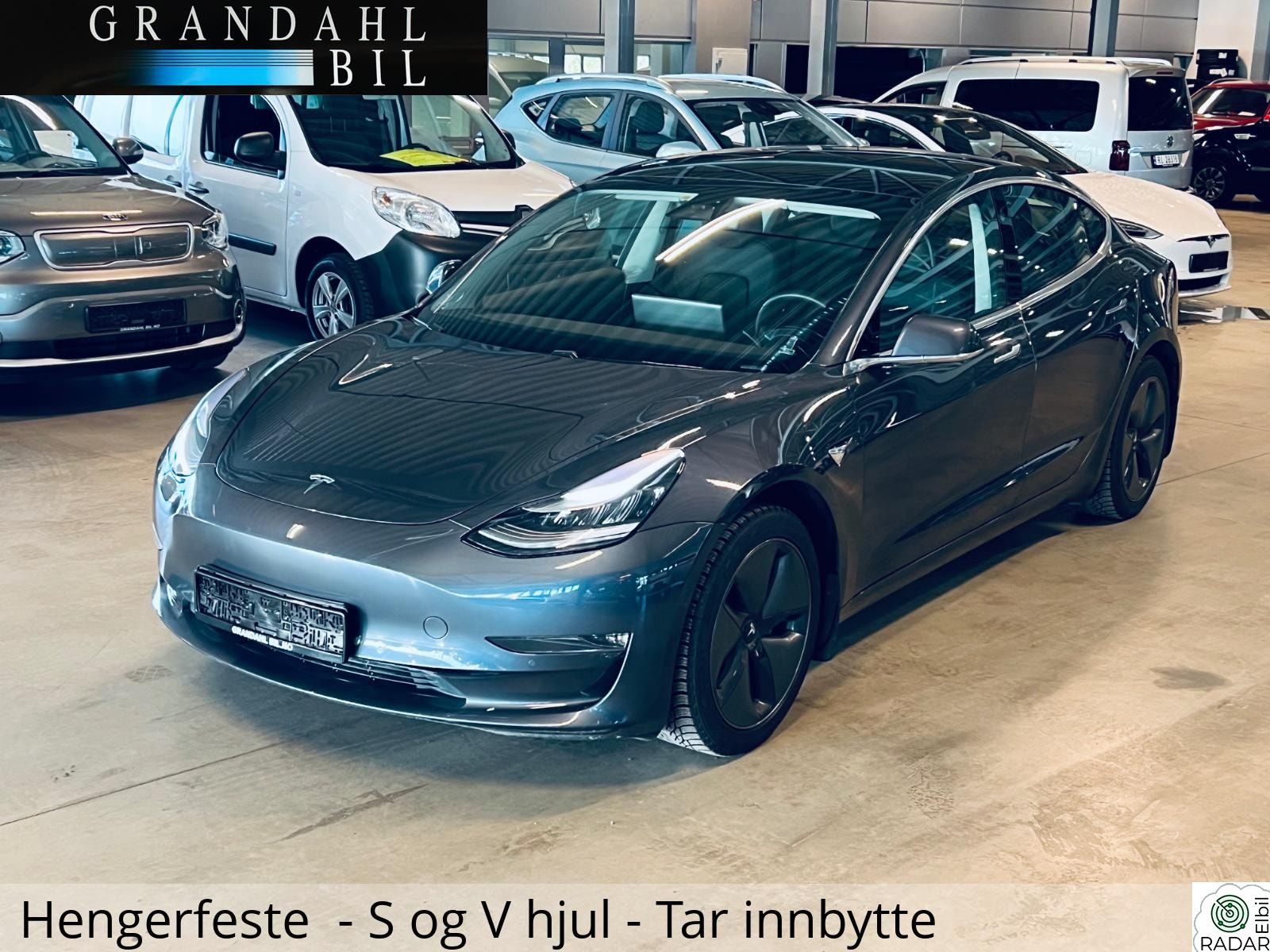 TESLA Model 3 SR+ - Hengerfeste - Skinn - Tar innbytte