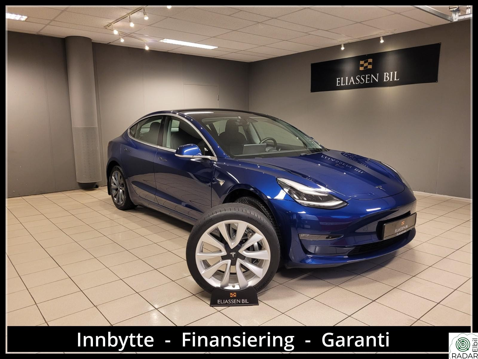 TESLA Model 3 Long Range Premium/ 1 Eier / Lav Km / 560Km (WLTP)