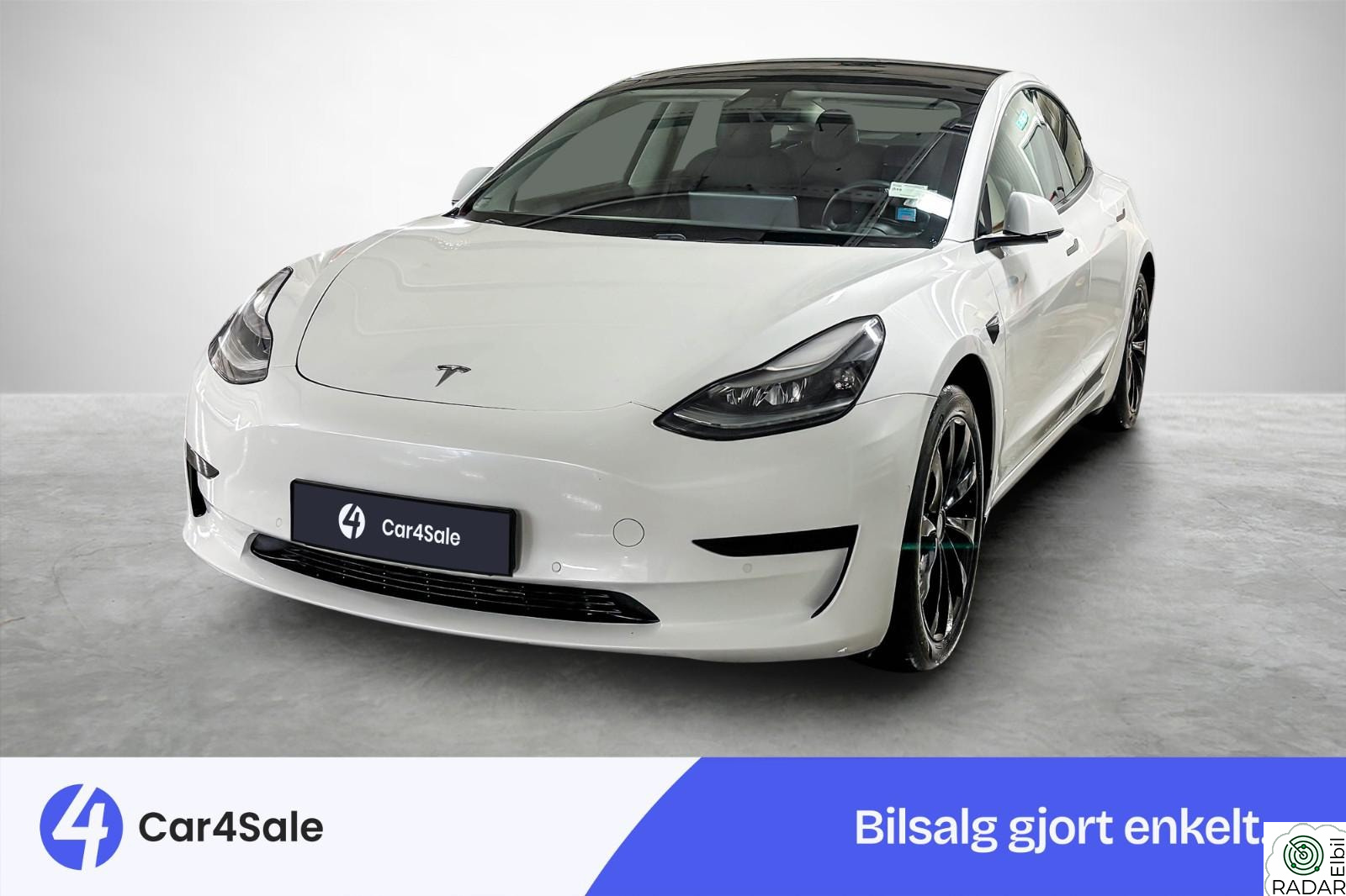 TESLA Model 3 Standard Range+ 448km / 1 Eier / NAF-Test / S+V / Norsk