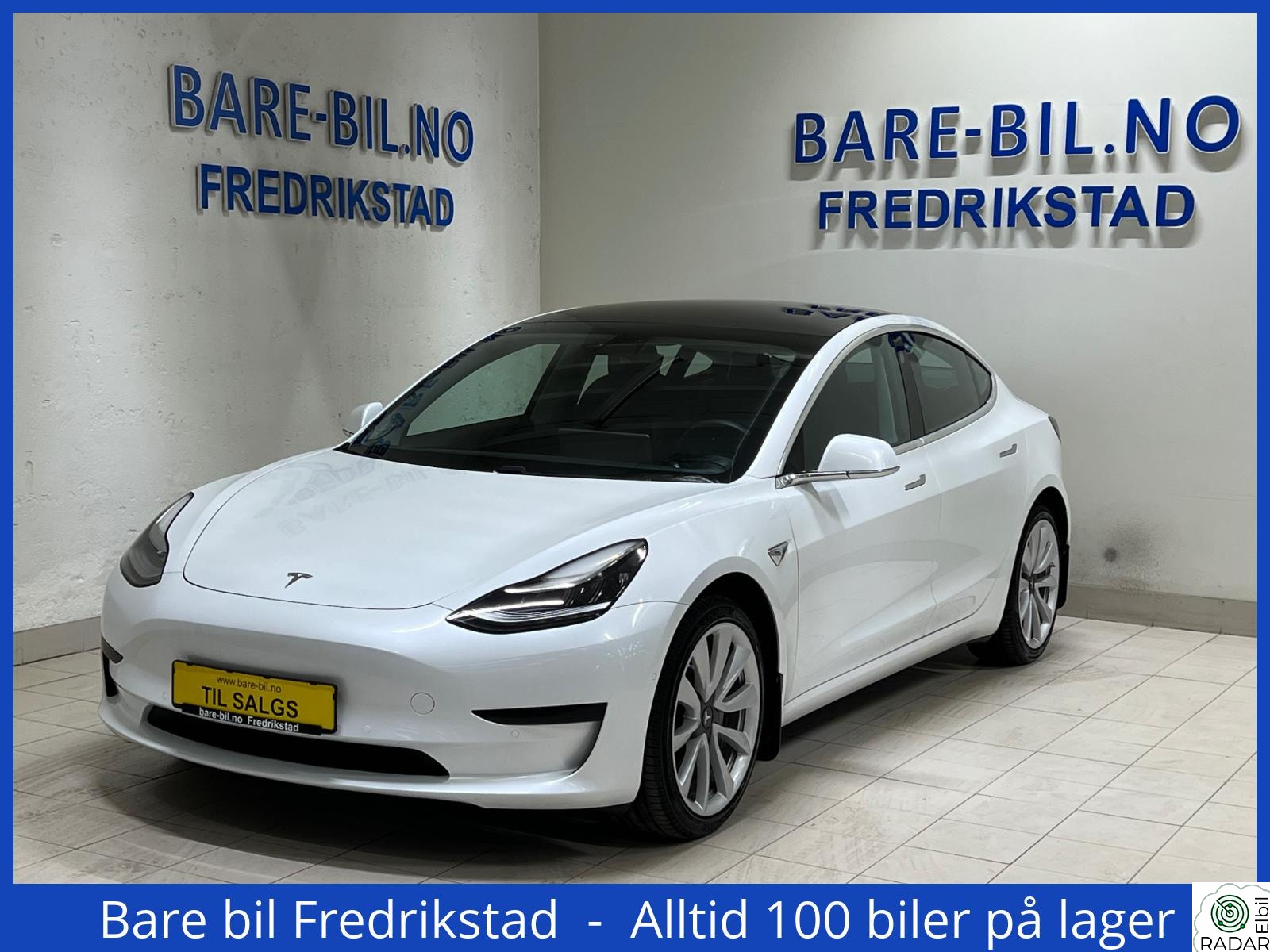 TESLA Model 3 SR Plus Med Panorama/Aut/Skinn/Memory/Kamera/Acc/Navi++