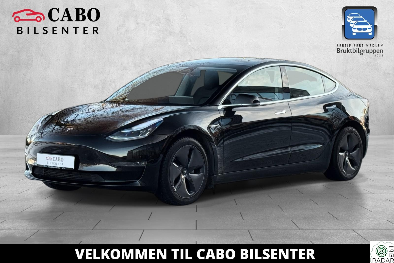 TESLA Model 3 SR+ / 1 ÅRS GARANTI / EU2027 / 409 KM