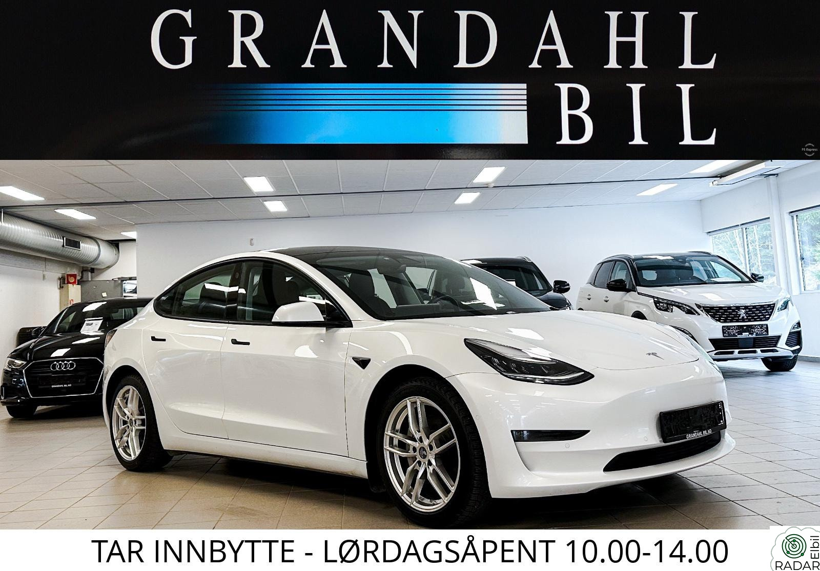 TESLA Model 3 SR+ AUTOPILOT - NAVI - SKINN - TAR INNBYTTE!