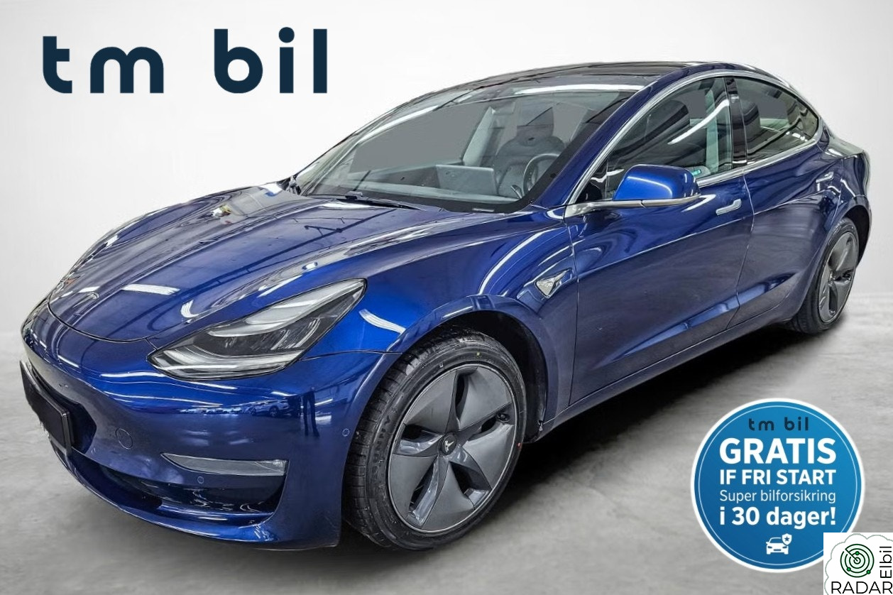 TESLA Model 3 SR+ RWD 1 eier Skistativ EU 03/2028 Krok