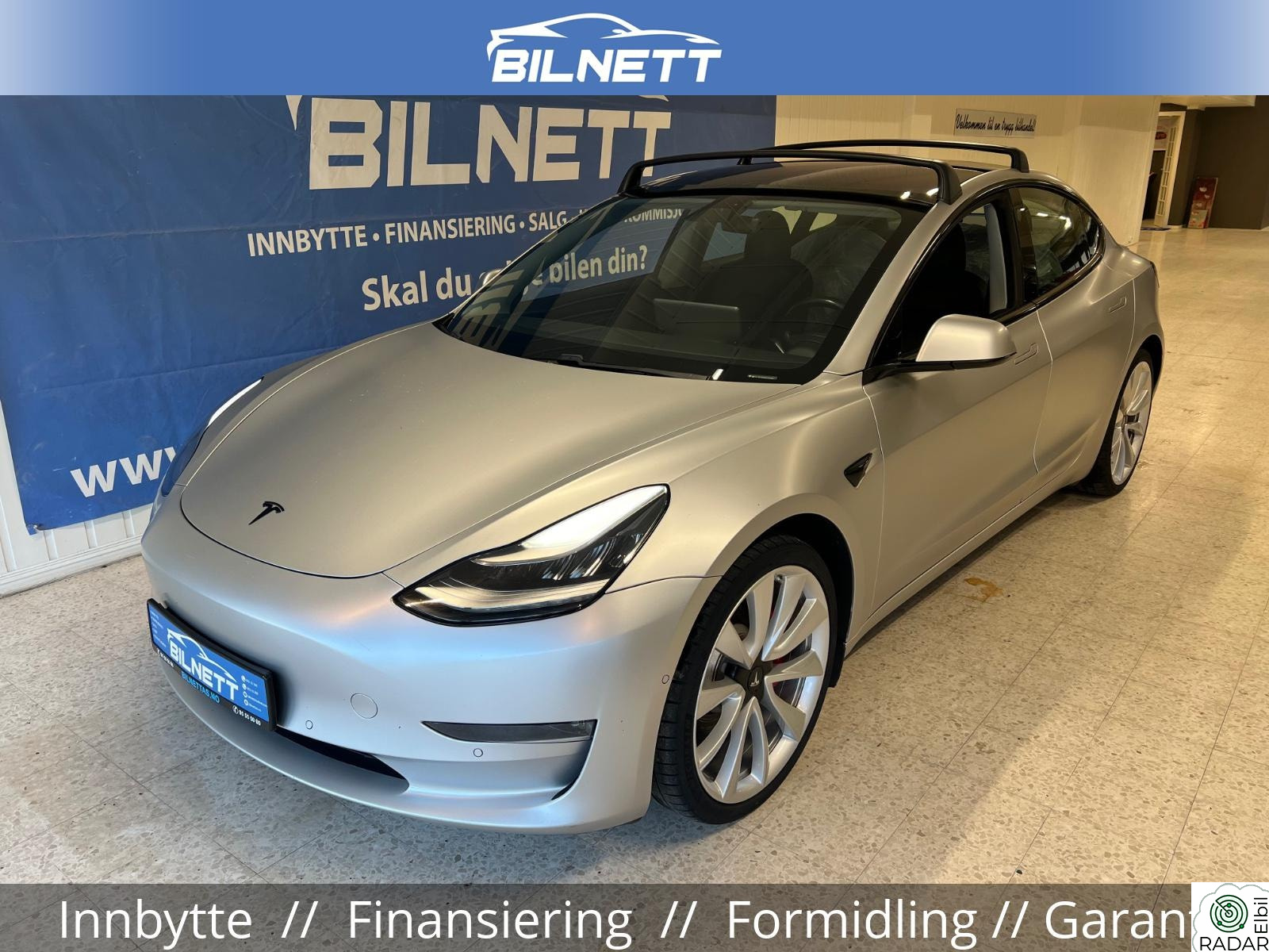 TESLA Model 3 Performance AWD/530Km Rekkevidde/FSD/Premium/EU 03.2027