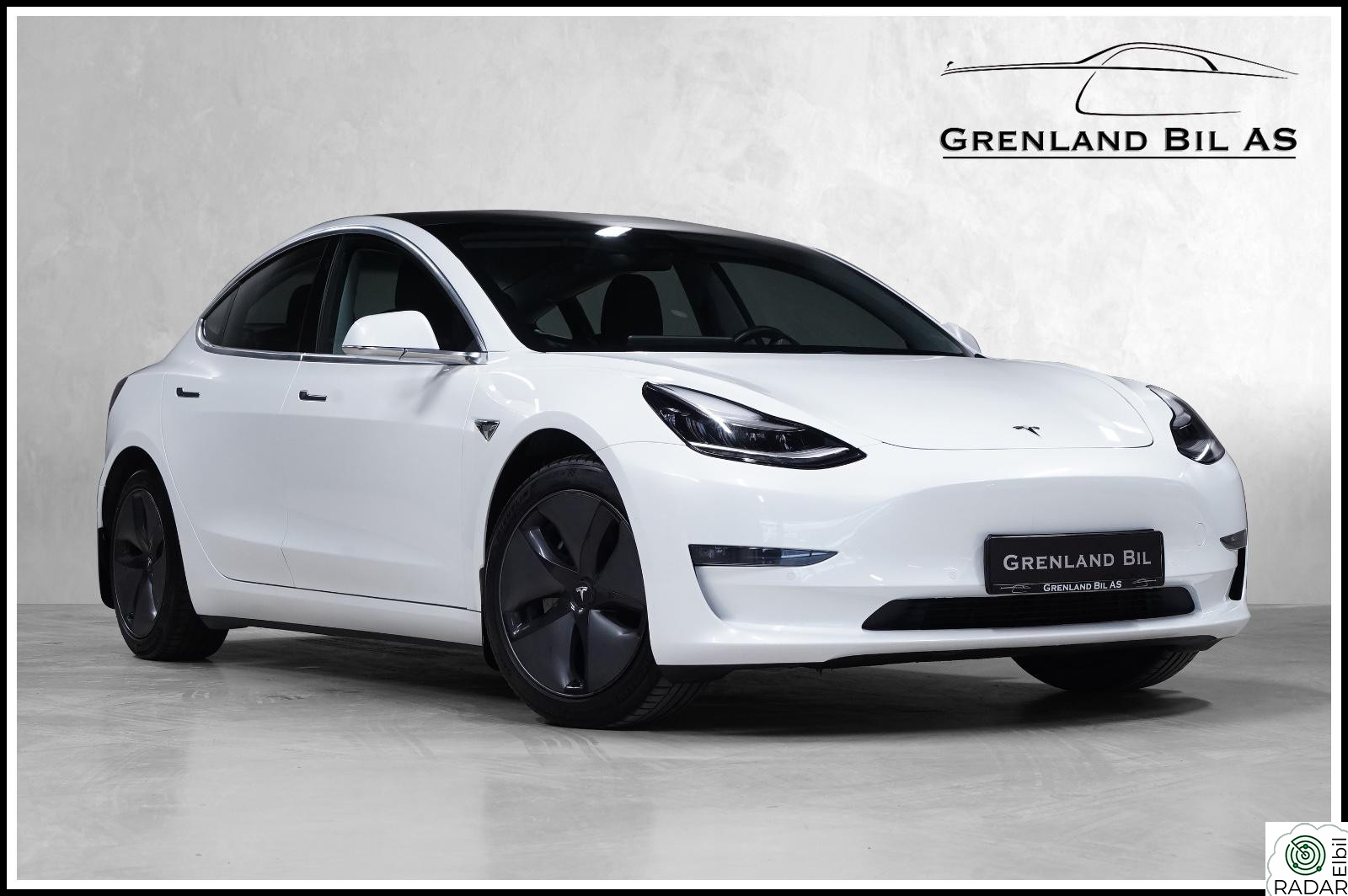 TESLA Model 3 LR AWD Autopilot PremiumLyd Vinterpakke Sportshjul Pano