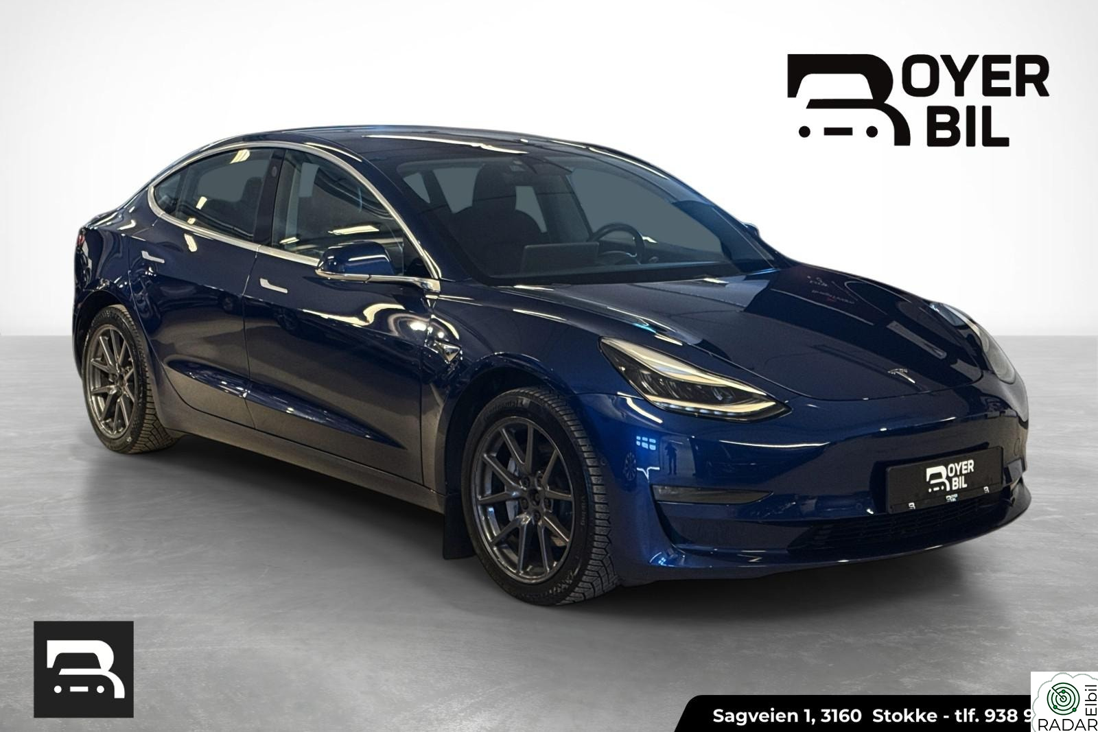 TESLA Model 3 Long Range 4x4 Acc 560km H.Feste Premium 1Eier Nye Dekk