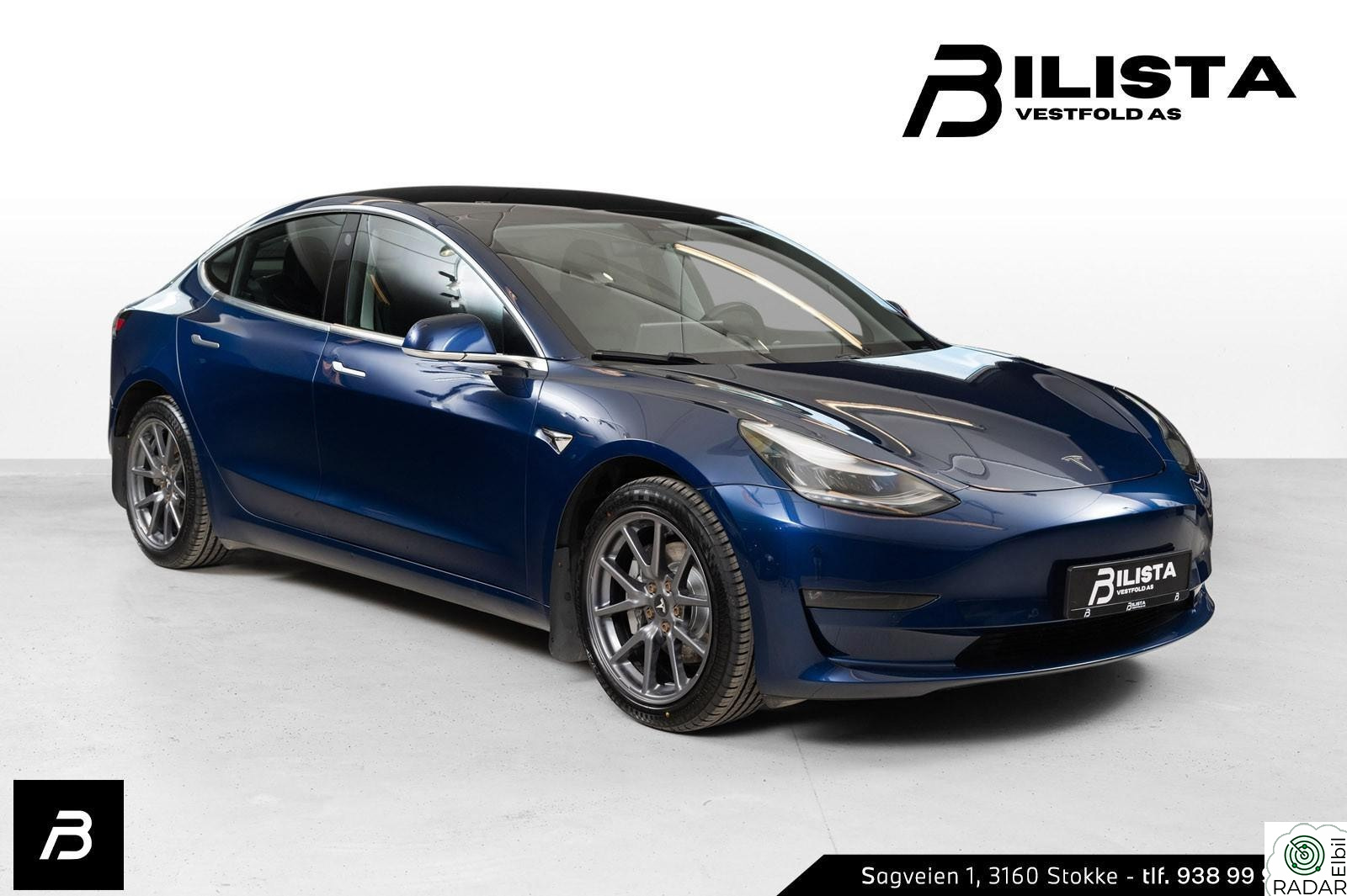 TESLA Model 3 Long Range Hengerfeste Premium AP ny EU 560km ++