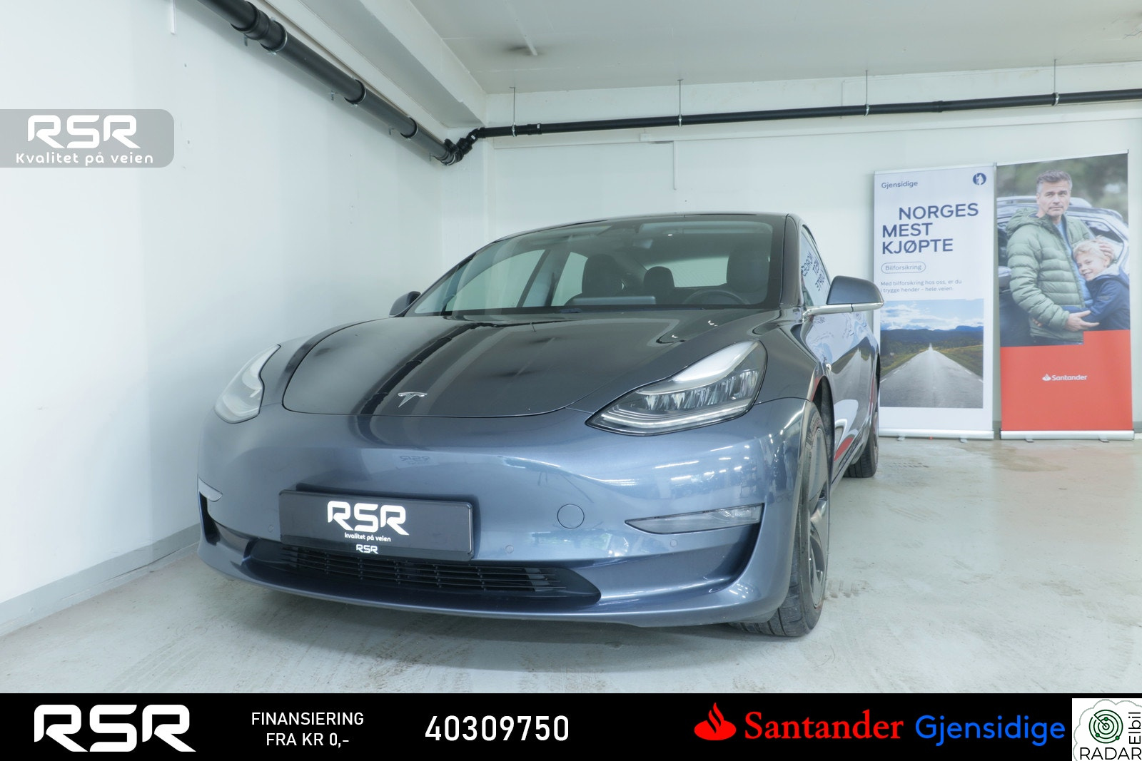 TESLA Model 3 Long Range AWD - Premium - Finans!