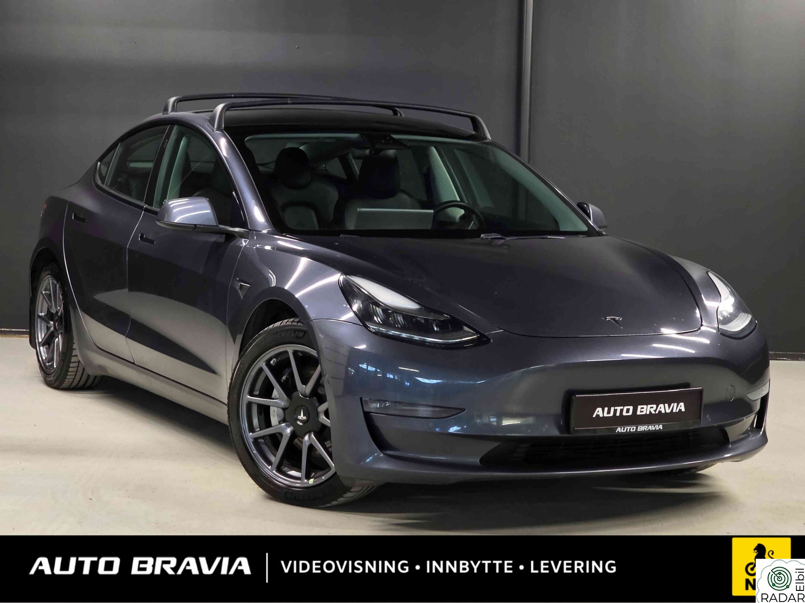 TESLA Model 3 LONG RANGE/AWD/580KM/VARMEPUMPE/ACC/AP/NAF TEST++