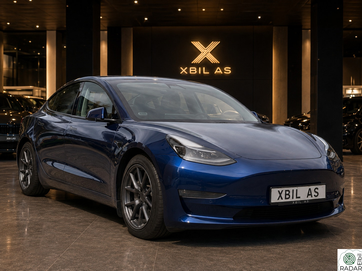 TESLA Model 3 Strøken Long Range AWD/Varmepumpe/ny Service