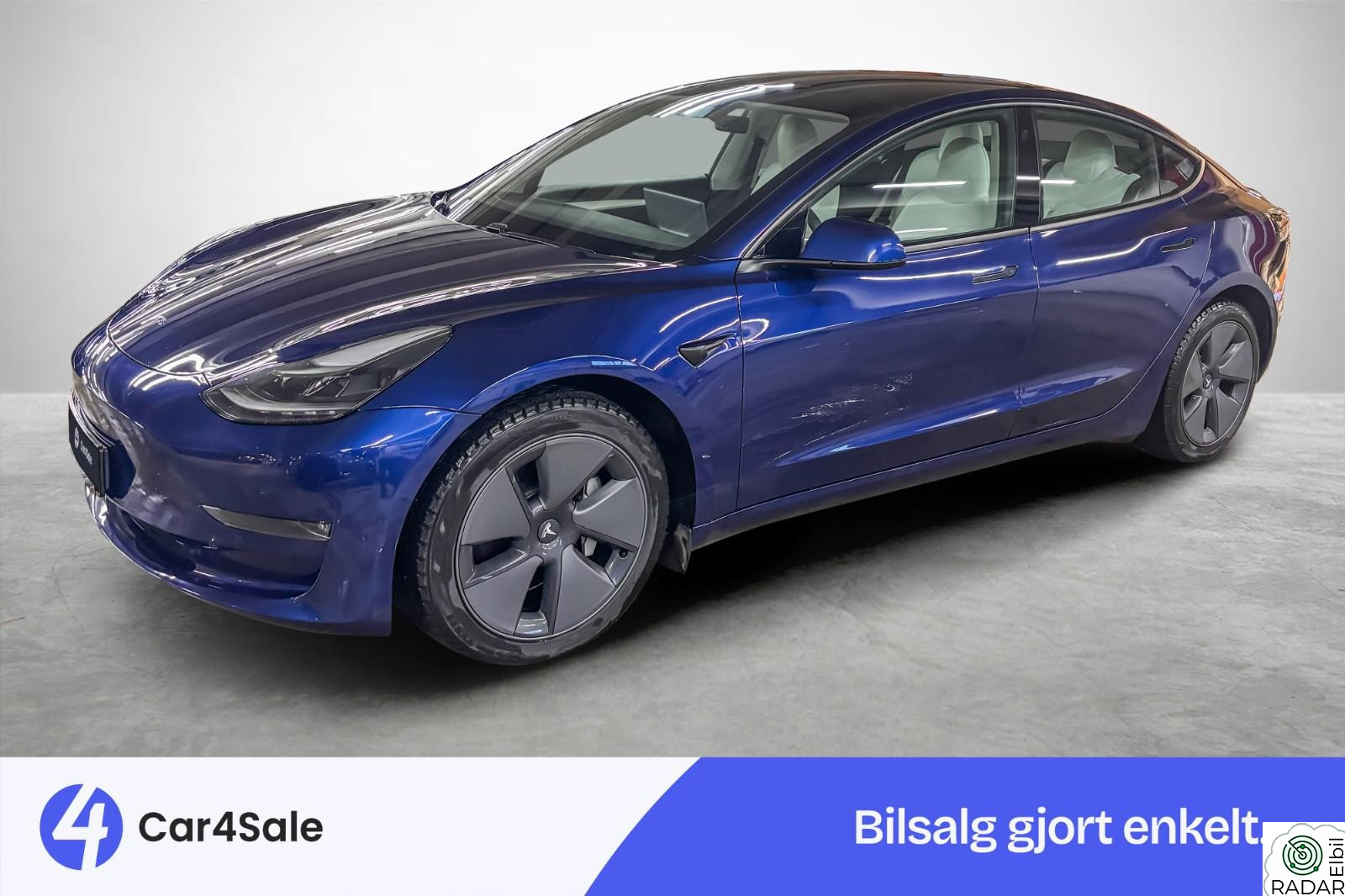 TESLA Model 3 Long Range AWD 614km/ Ap/ Premium/ 1 Eier/ Hvite seter!