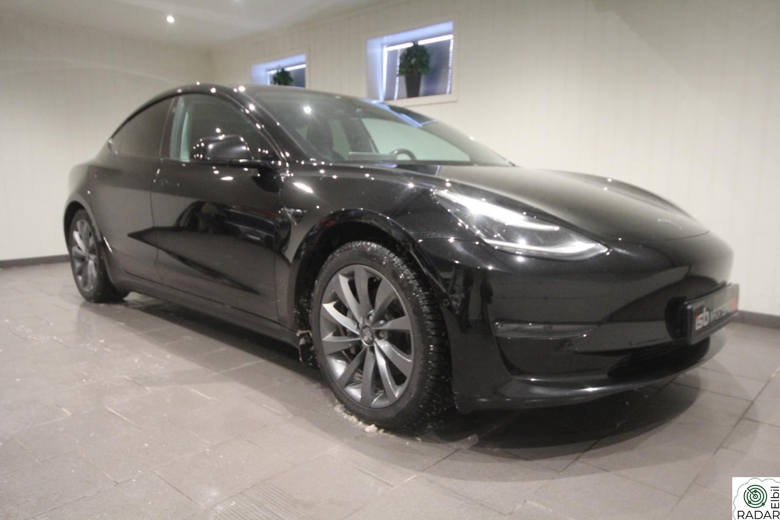 TESLA Model 3 LONG RANGE 4x4 AP FSD PREMIUM SKINN 18"+18" NORSK BIL +