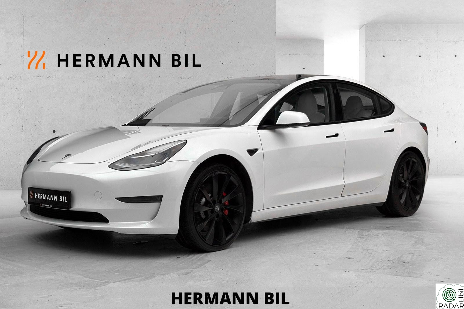 TESLA Model 3 Performance AWD/ Autopilot/ Premium/ Skinn/ 20 / Krok