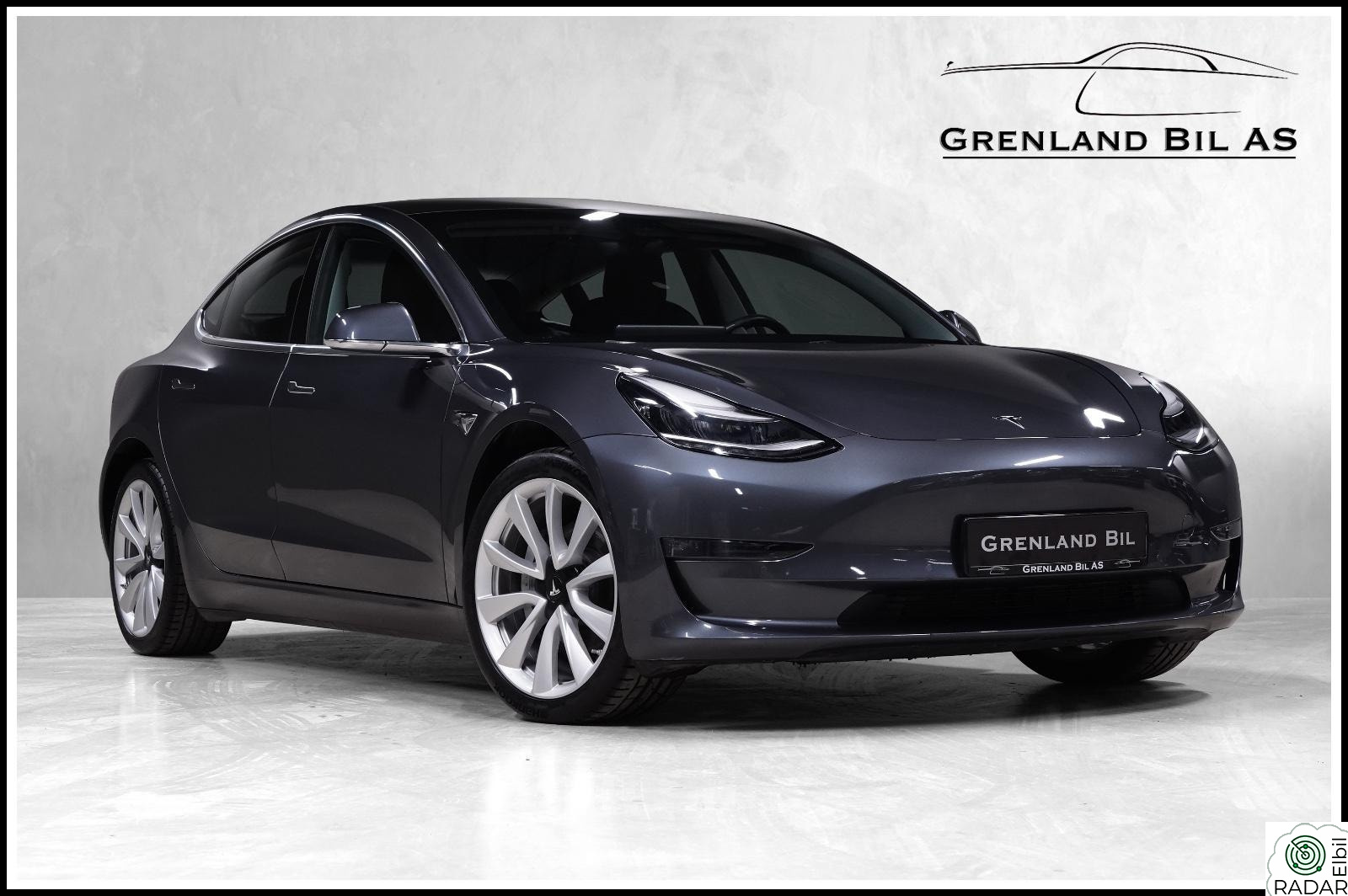 TESLA Model 3 LR AWD Autopilot PremiumLyd Vinterpakke Sportshjul Pano