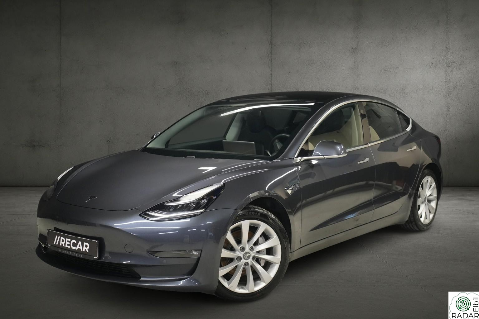 TESLA Model 3 LONG RANGE l AWD l SKINN l KROK l PREMIUM l INNBYTTE