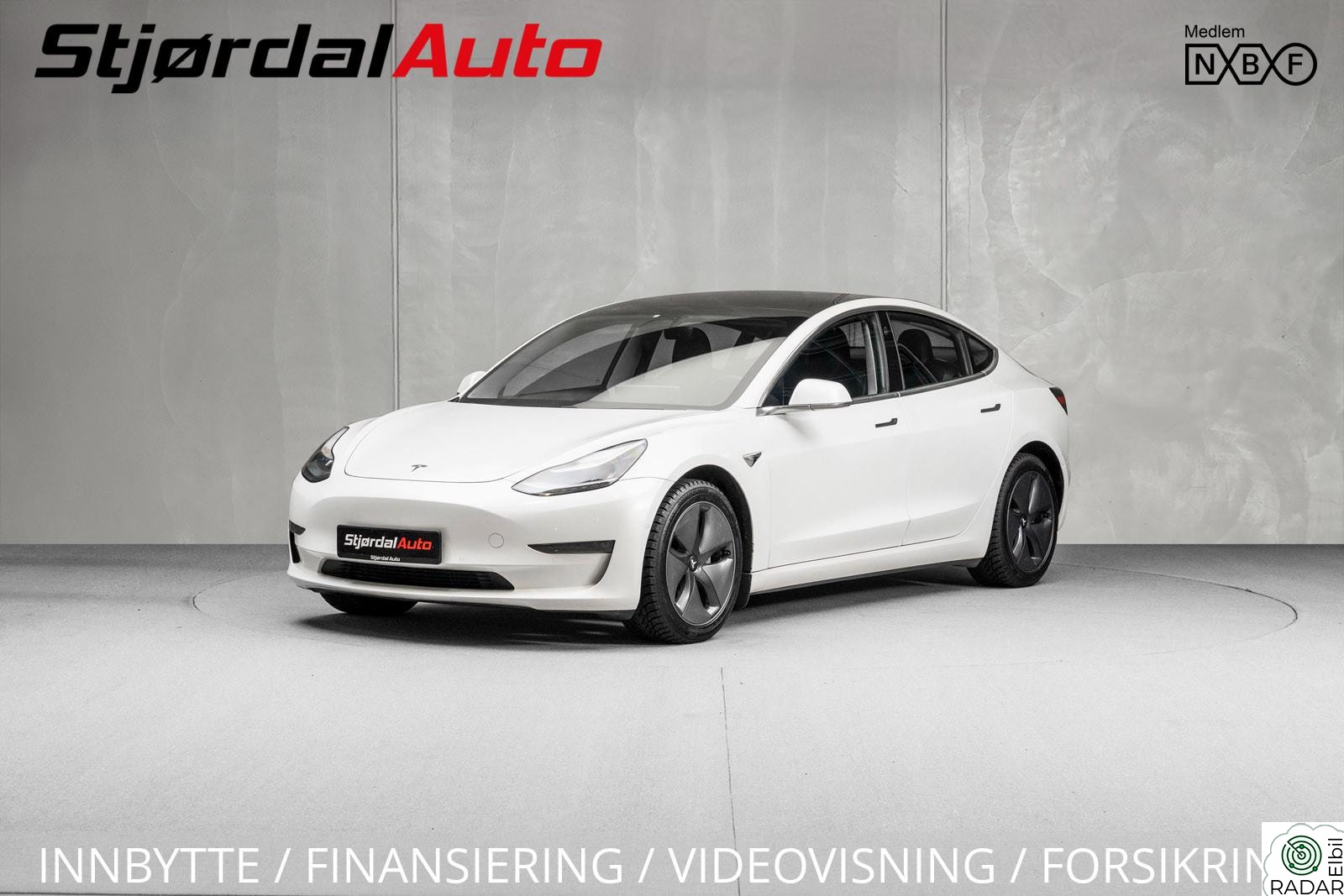 TESLA Model 3 LR AWD 560km WLTP! NORSK/S+V/AP/LED/TILSTANDSRAPPORT